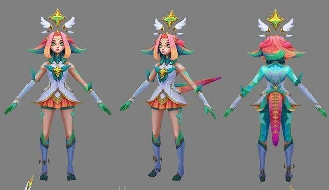 Star Guardian Neeko Reference Image from League of Legends