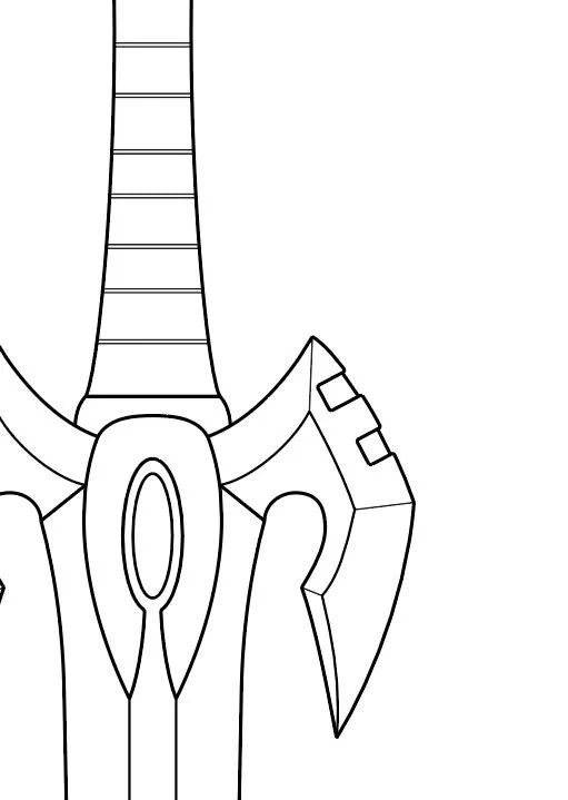 Marth's Sword from Fire Emblem- Blueprint Download