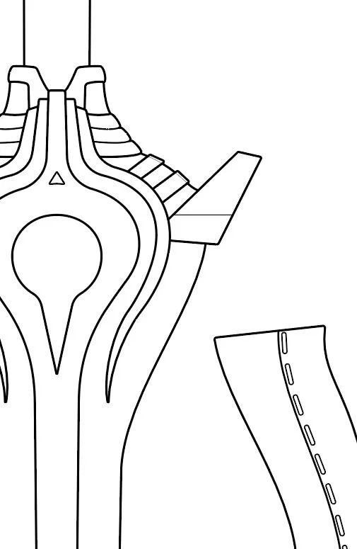 Chrom's Sword &amp; Sheath from Fire Emblem- Blueprint Download