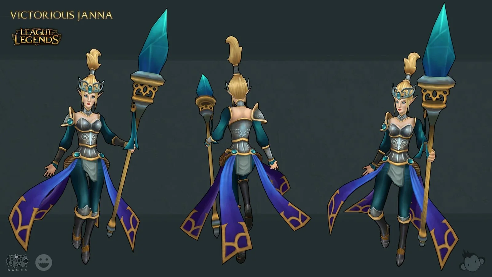 Victorious Janna Reference Image from League of Legends