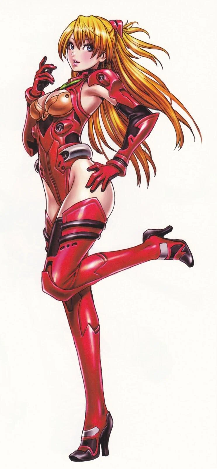 Asuka Langley Reference Image from Neon Genesis Evangelion