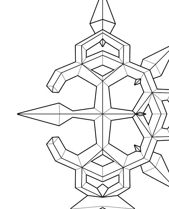 Keyblade (Bond of Flame) from Kingdom Hearts- Blueprint Download