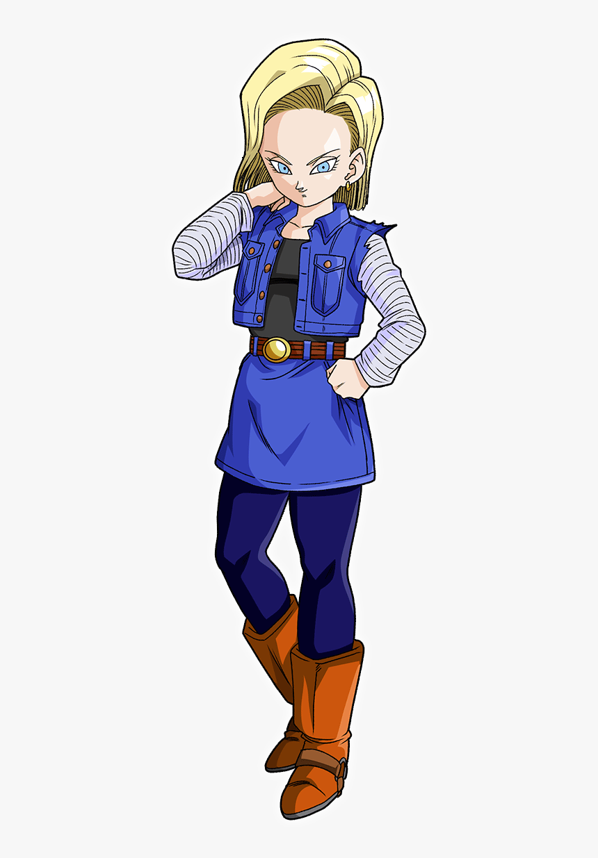 Android 18 Reference Image from Dragon Ball