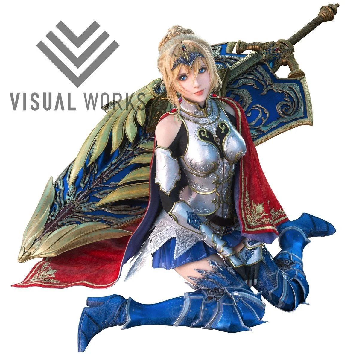 Sacred Shield Charlotte Reference Image from Final Fantasy Brave Exvius