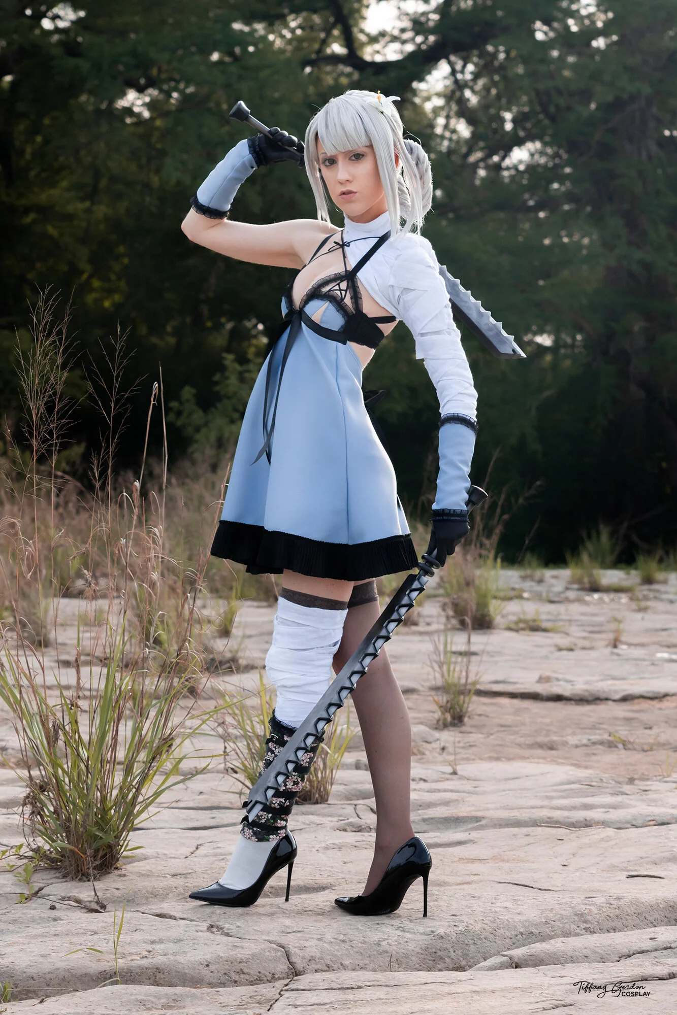 Kaine cosplay from NieR Replicant by Tiffany Gordon Cosplay