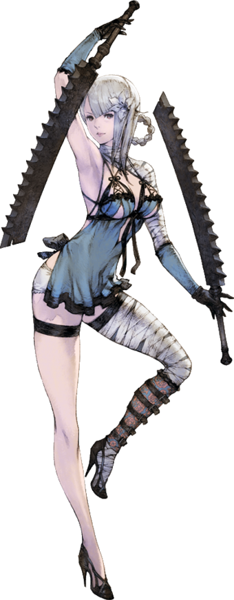 Kaine Reference Image from NieR Replicant