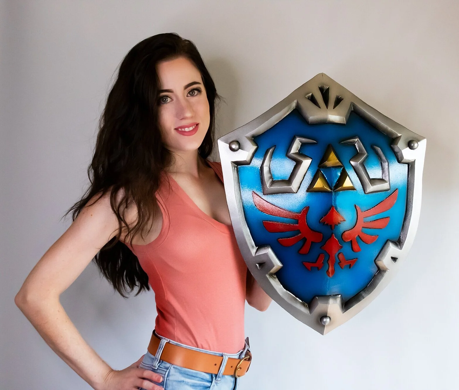 Hylian Shield from Legend of Zelda by Tiffany Gordon Cosplay