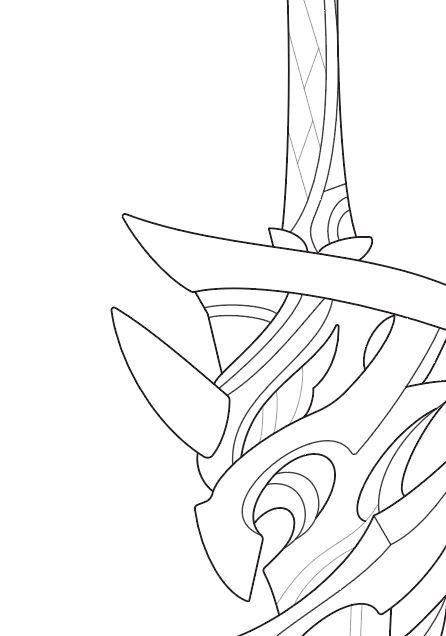 (Claymore) Redhorn Stonethresher from Genshin Impact- Blueprint Download