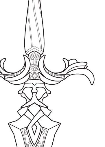 (Sword) Sacrificial Sword from Genshin Impact- Blueprint Download