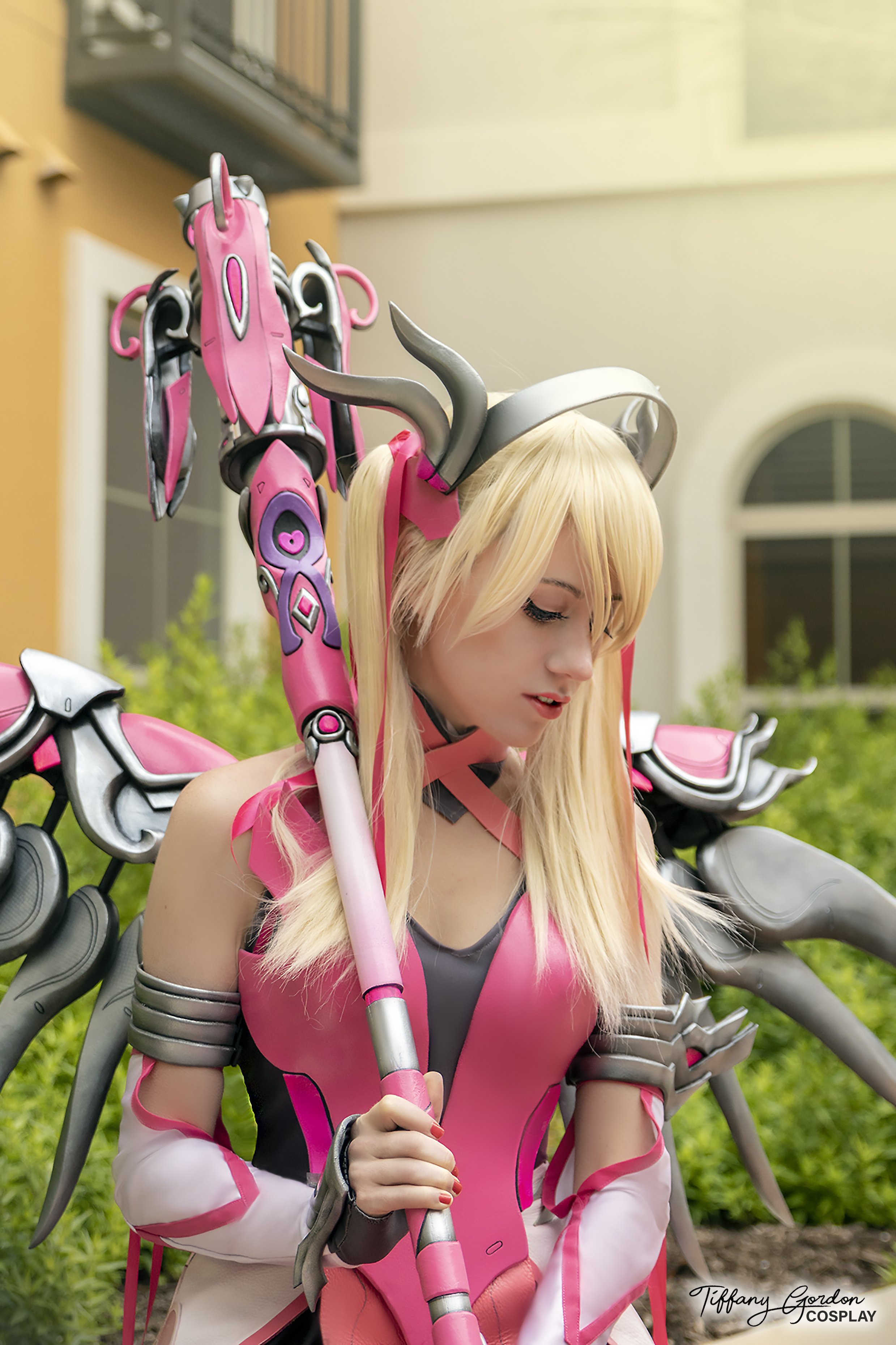 Pink Mercy- Overwatch (COMMISSION)