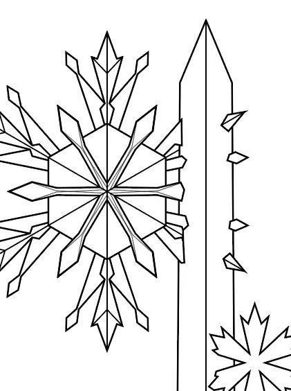 Keyblade (Crystal Snow) from Kingdom Hearts- Blueprint Download