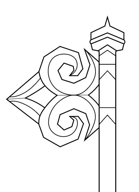 Keyblade (Wishing Lamp) from Kingdom Hearts- Blueprint Download