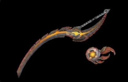 Almudron Blade Reference Image from Monster Hunter Rise