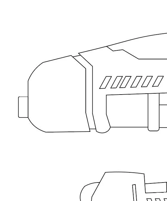 Star Lord's Pistol (Guardians of the Galaxy Vol.3 skin) from Marvel Rivals- Blueprint Download