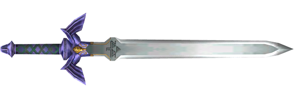 Master Sword Reference Image from The Legend of Zelda