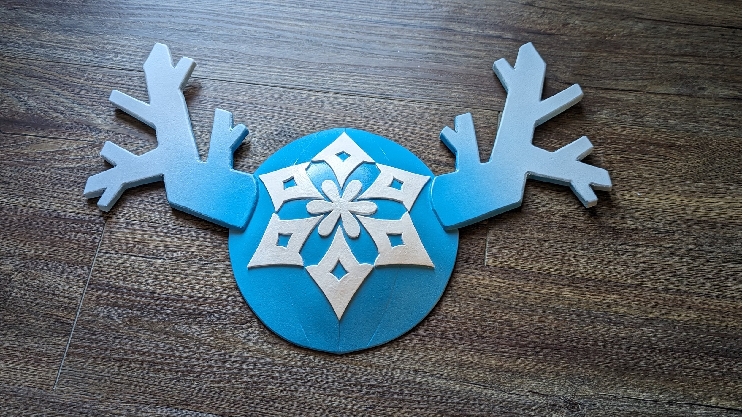 Cryo Hilichurl Mask from Genshin Impact by Tiffany Gordon Cosplay