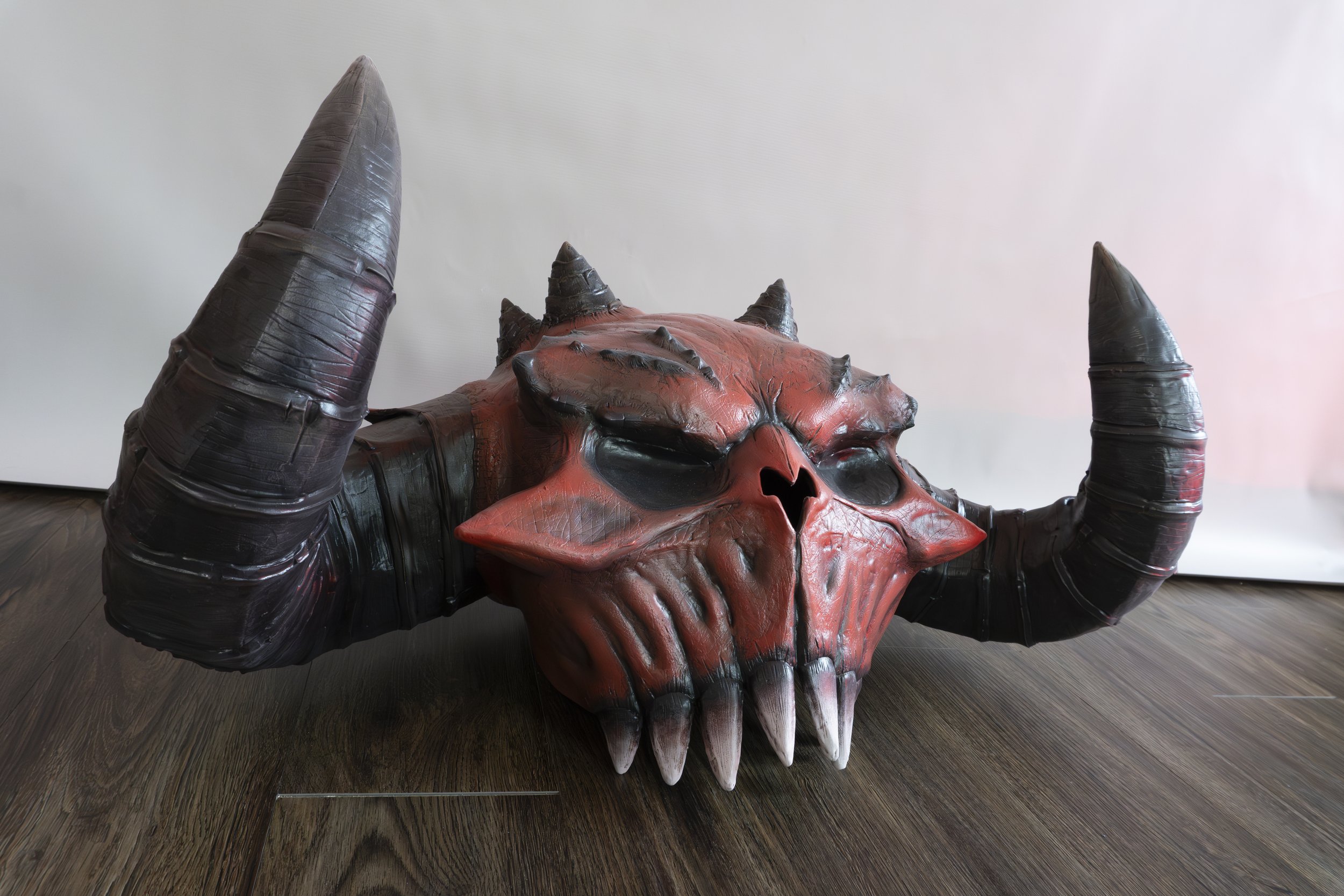 Diablo Head from Diablo IV by Tiffany Gordon Cosplay