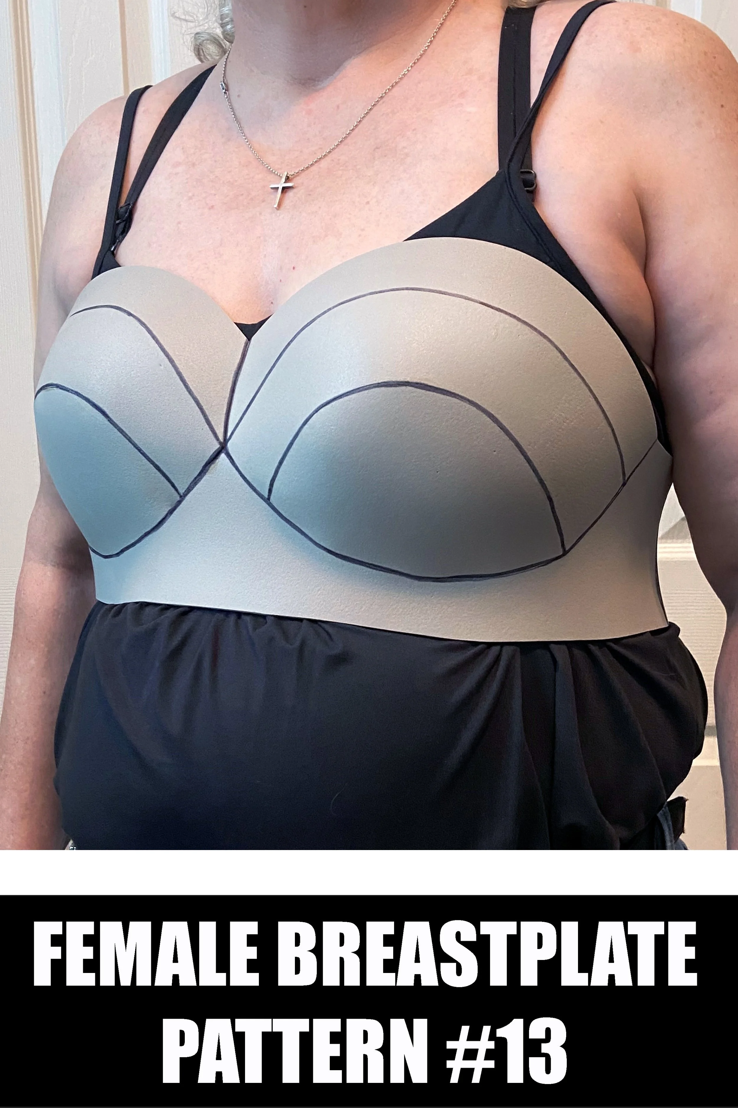 Female Breastplate 13 (Size XL)- Pattern Download