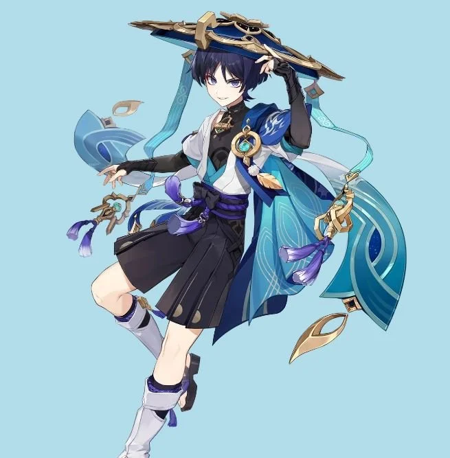 Wanderer's Hat Reference Image from Genshin Impact