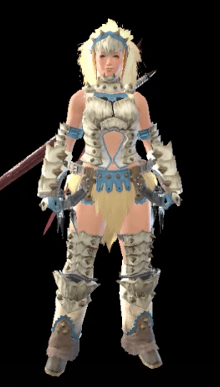Barioth Armor Set Reference Image from Monster Hunter Rise