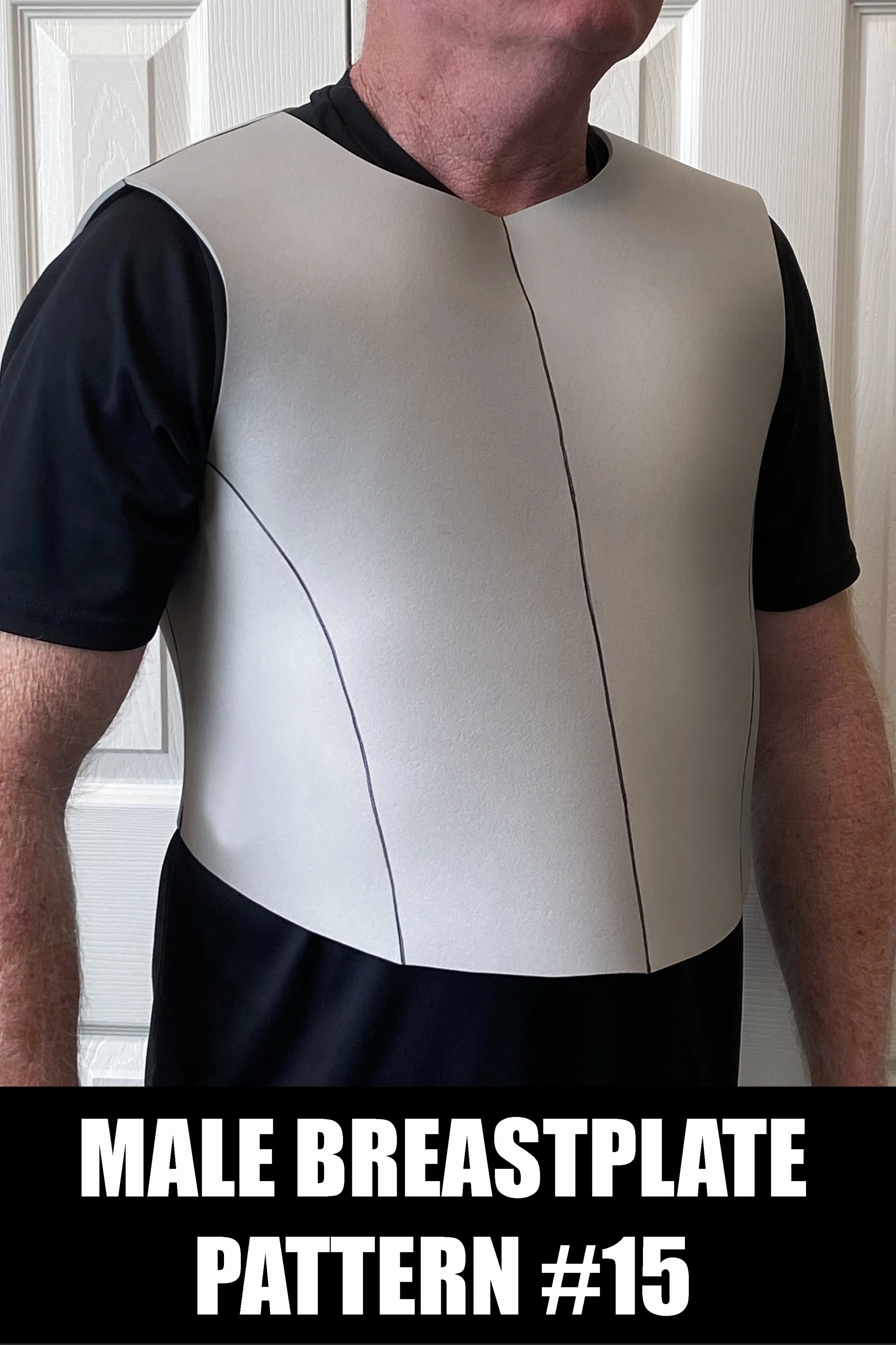 Male Breastplate 15 (Size XL)- Pattern Download