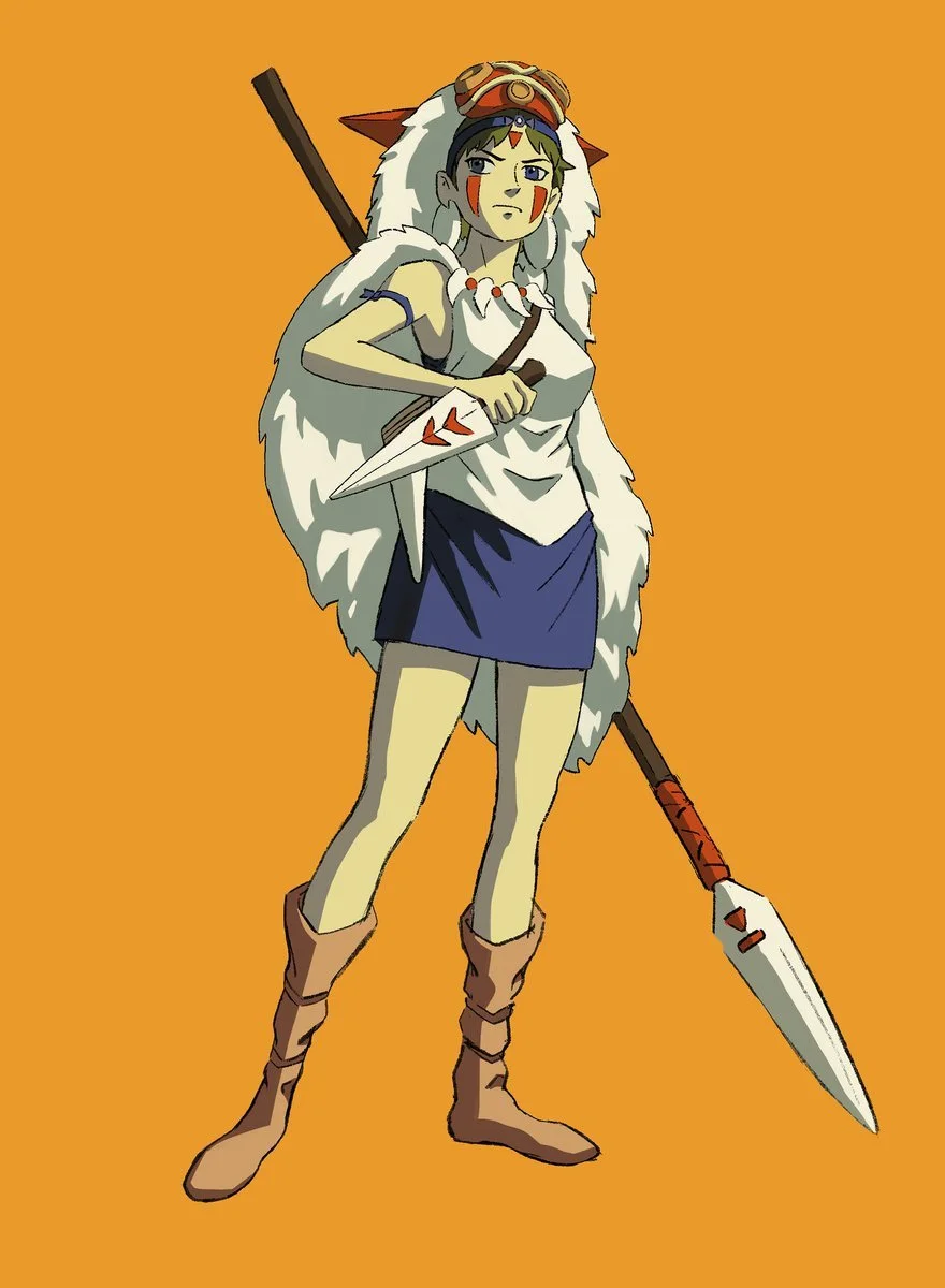 San Reference Image from Princess Mononoke