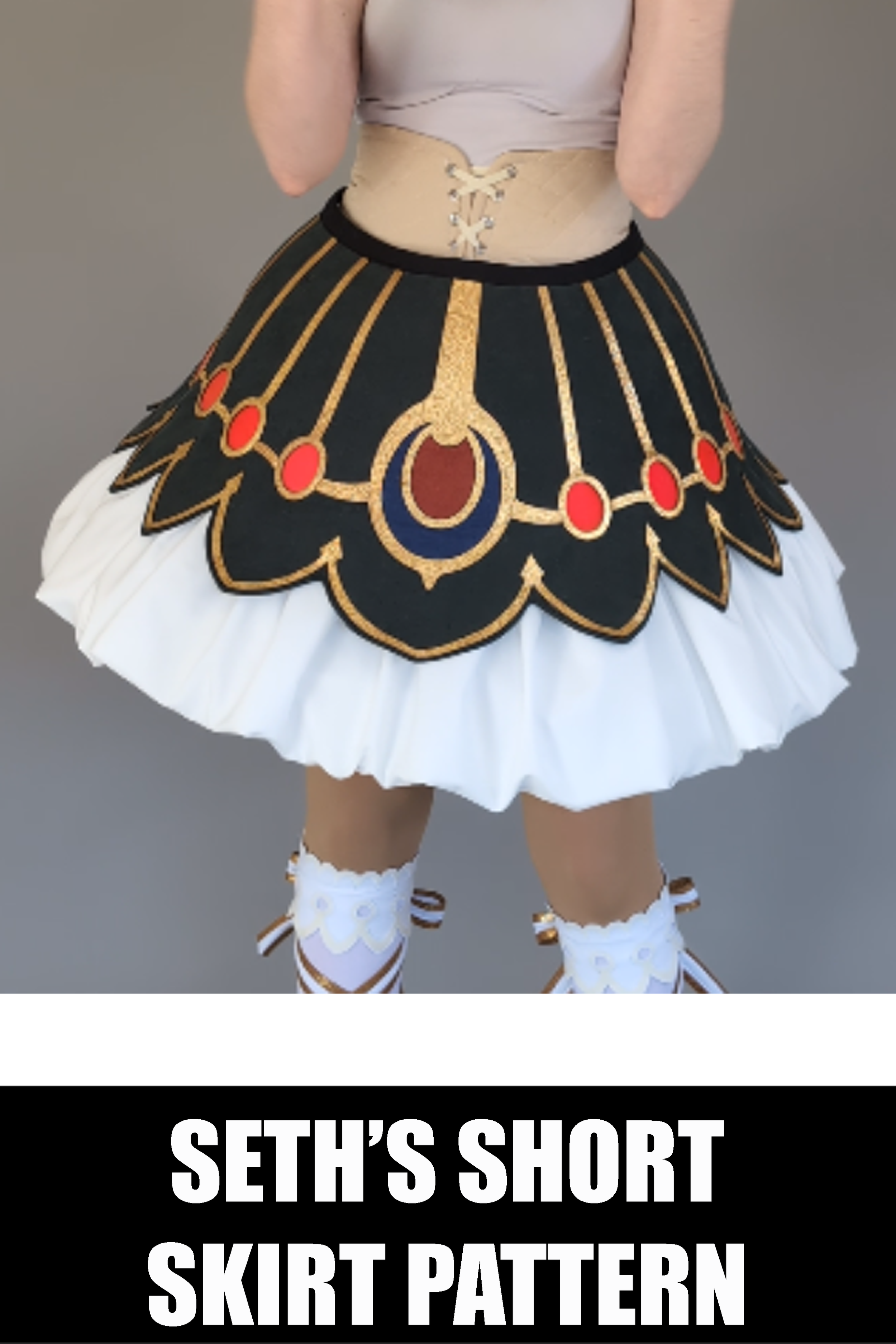 Seth's Short Skirt (Size M) from Trinity Blood- Pattern Download