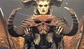 Lilith Holding Diablo Head Reference Image