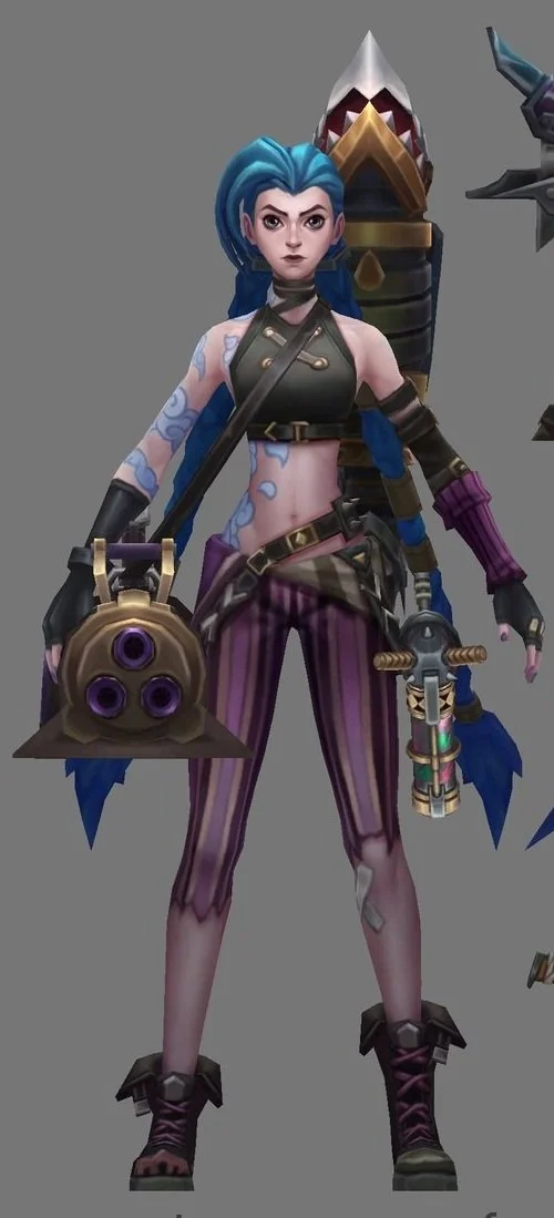Arcane Jinx Reference Image from League of Legends