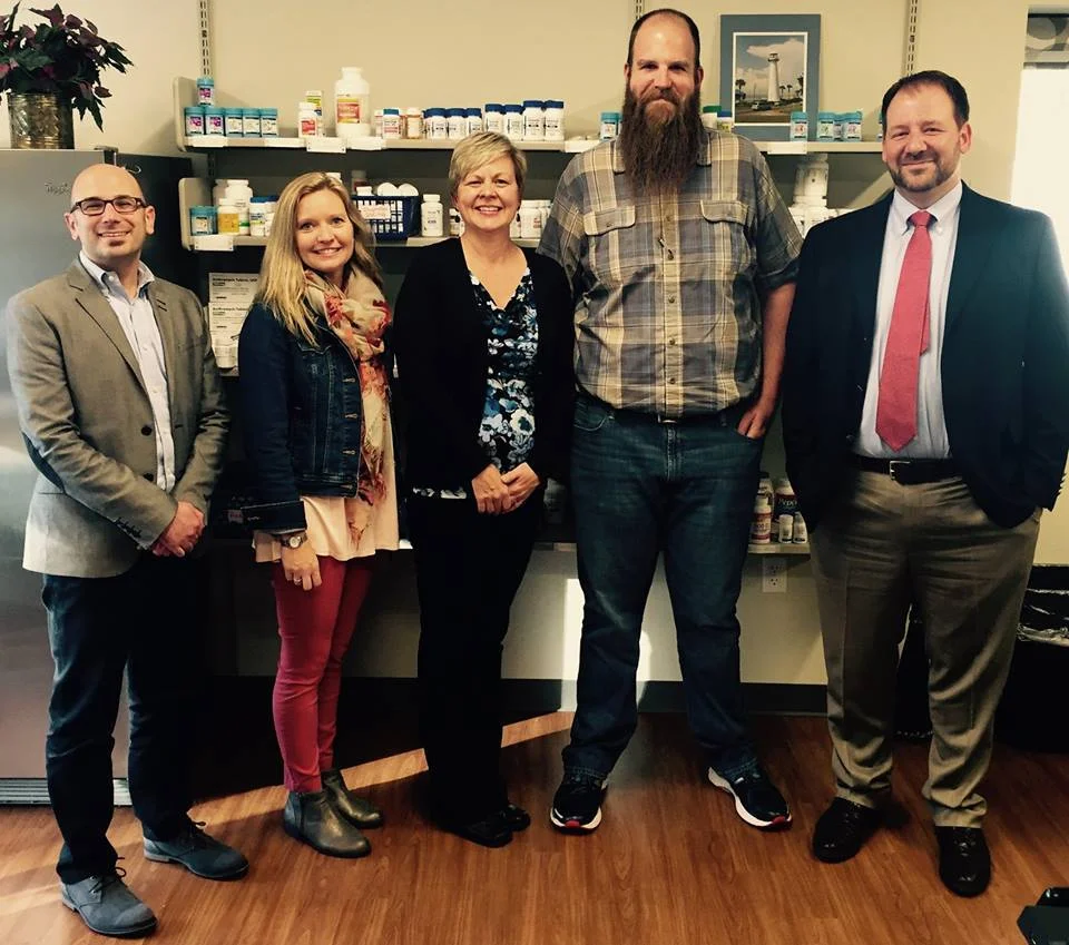 Angie McLaughlin second to the left (Credit: Community Health Care Clinic)