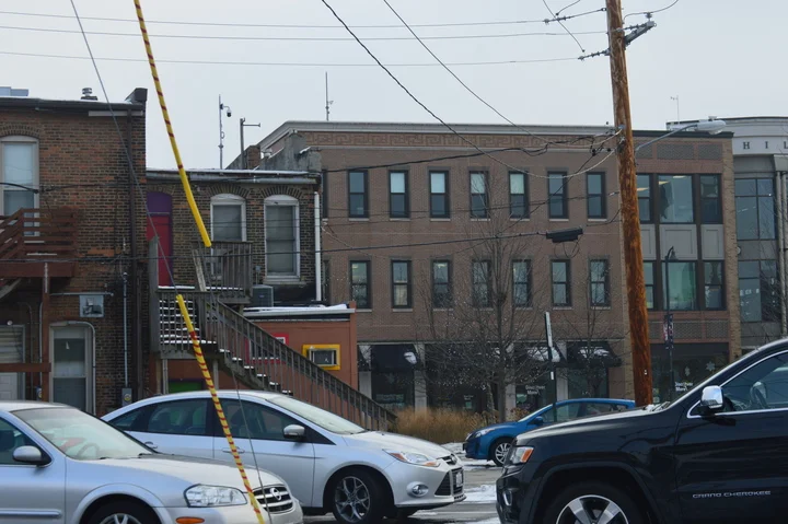 The proposed development site includes the Trail East parking lot between College Avenue and Uptown Circle. (Credit: Breanna Grow)