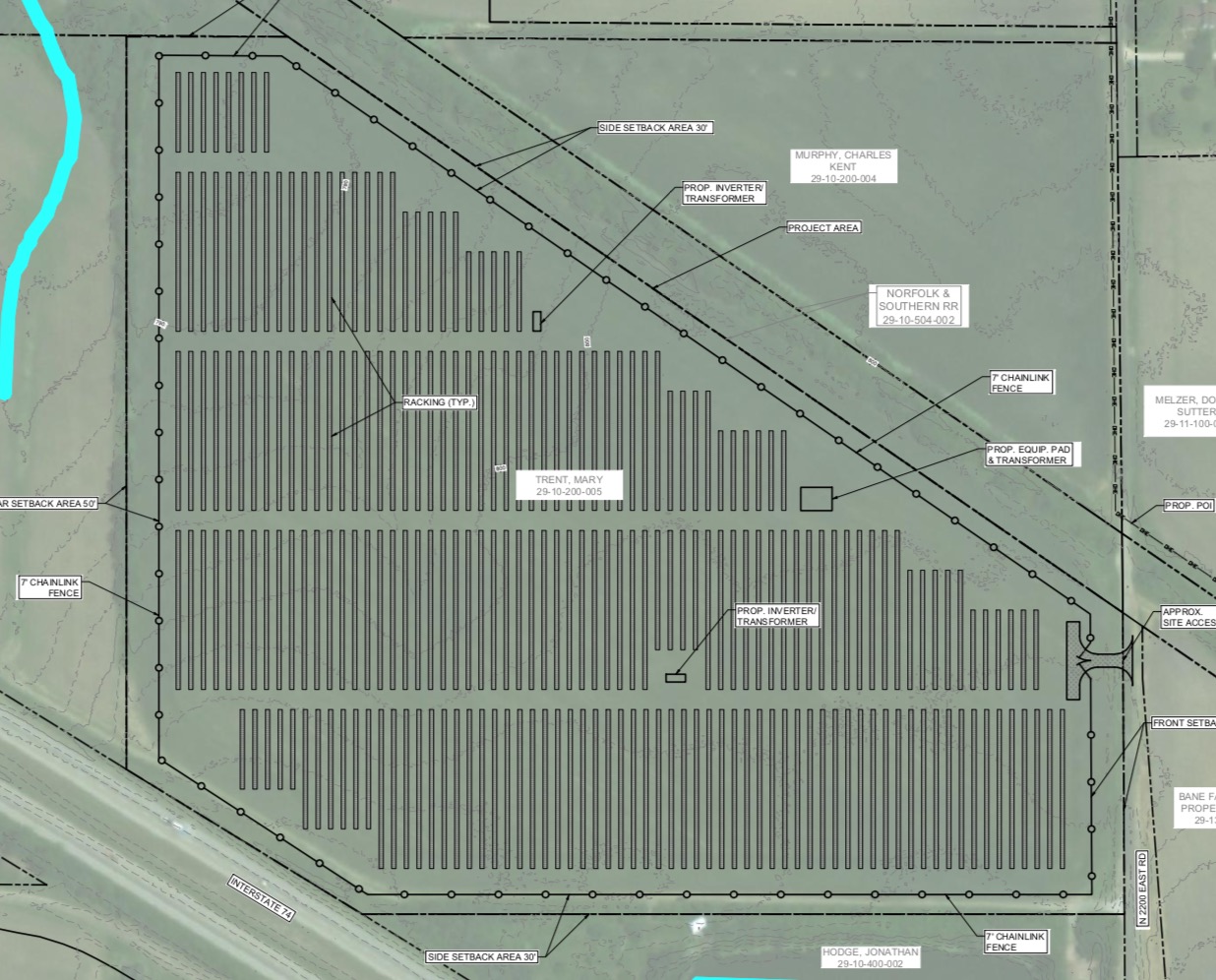The Moraine site 6450 County Rd 2200 E, Downs