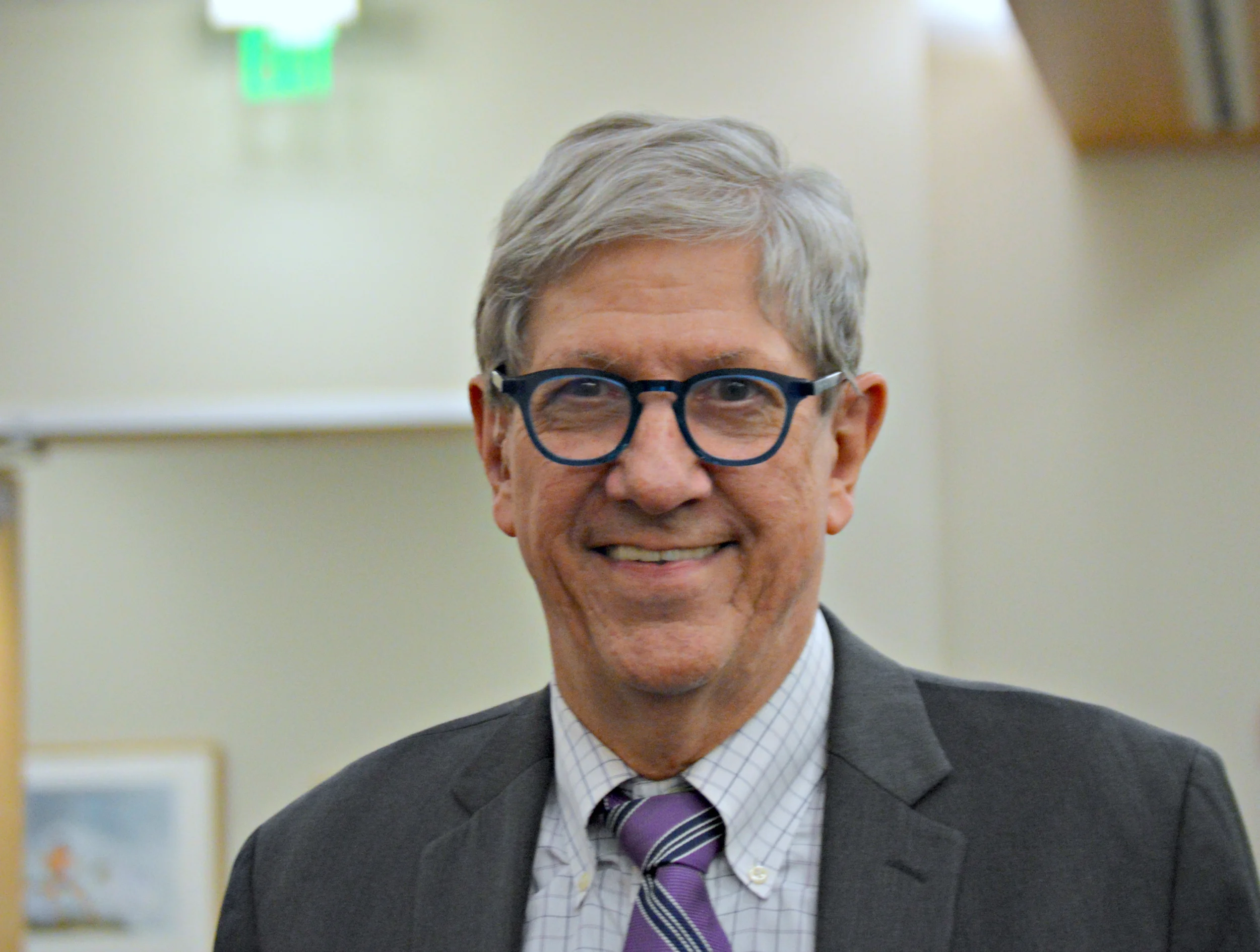 Normal Mayor Chris Koos announced Monday night he will be taking a leave of absence for the next 3-4 weeks to undergo treatment for prostate cancer. (Image credit: Breanna Grow)
