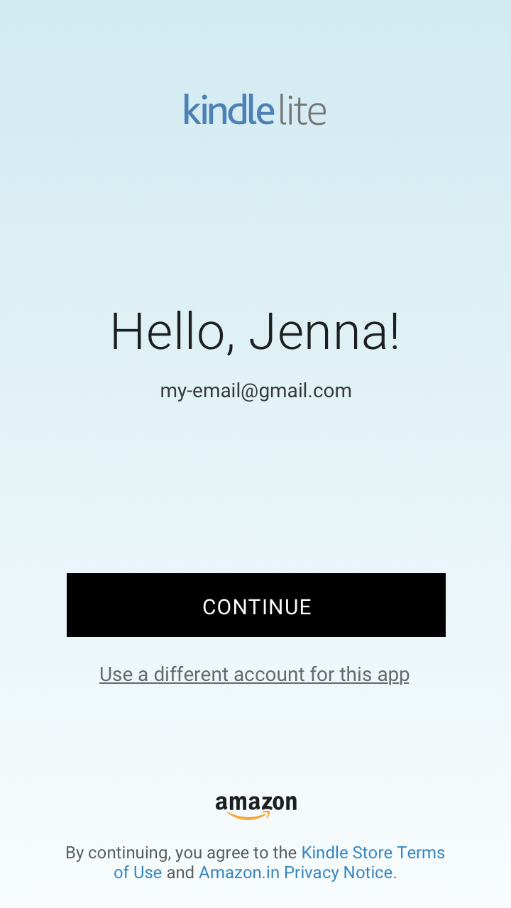 Simple, fast-loading UI.