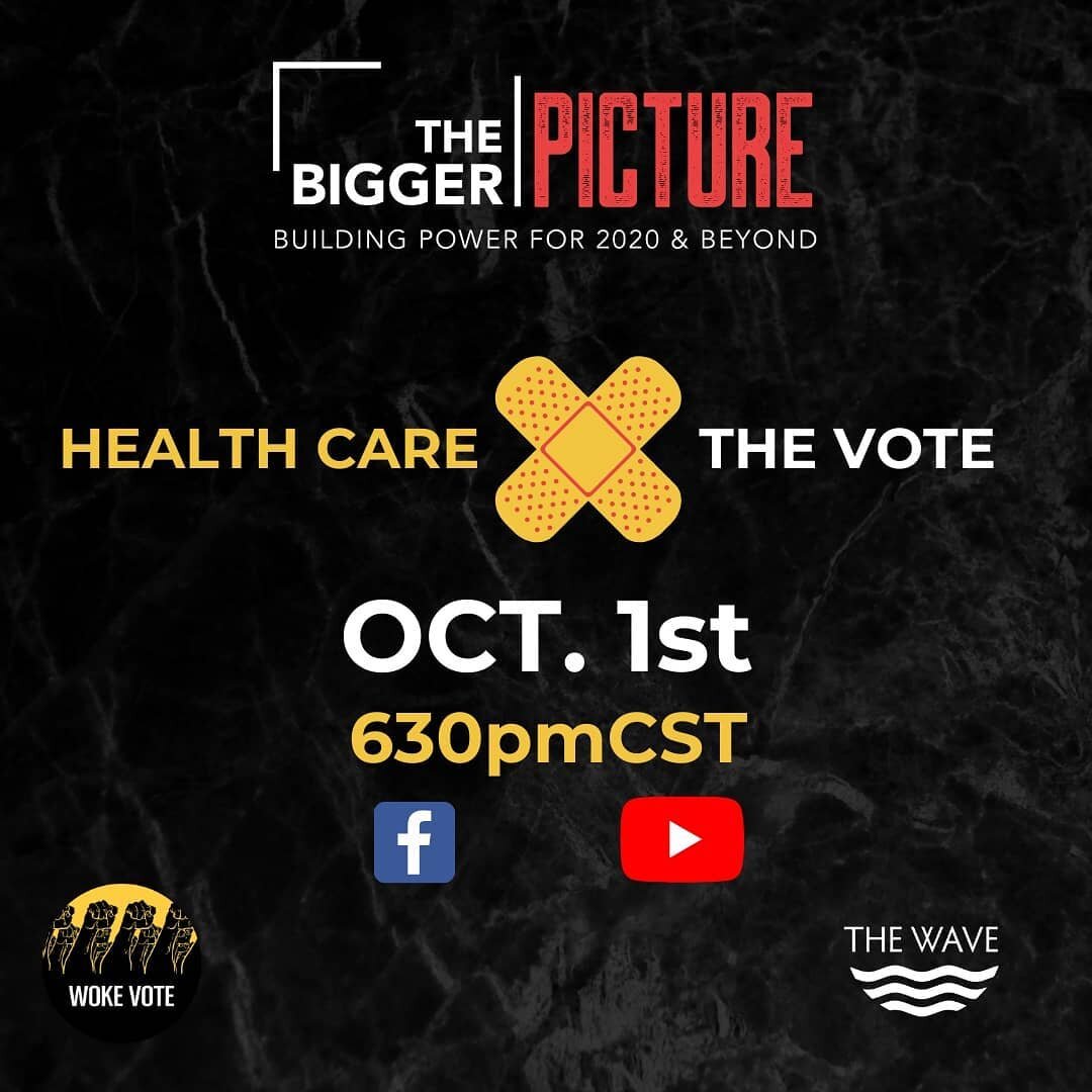 We are back with another conversation about intersection and impact. 
This time, we will zoom in on health care and talk how what's happening in the world now can be impacted by what happens in elections. 

#WokeVote
#WokeVoter
#Covid19
#healthcare 
