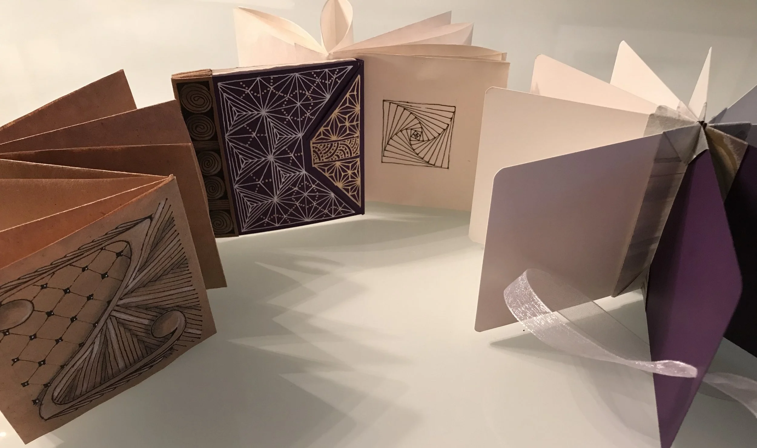 Tangled Tile Album and Origami Books