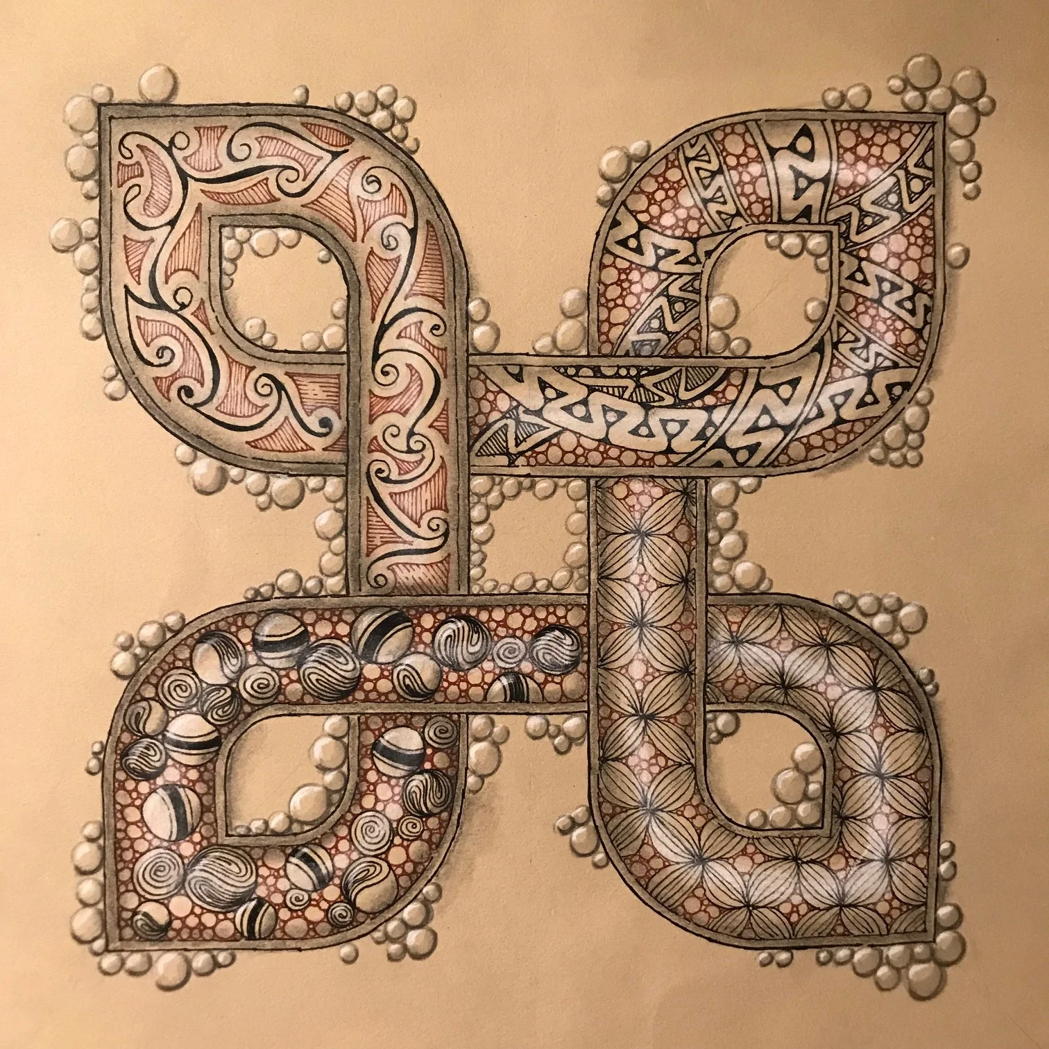 Zentangle Celtic Tiles
