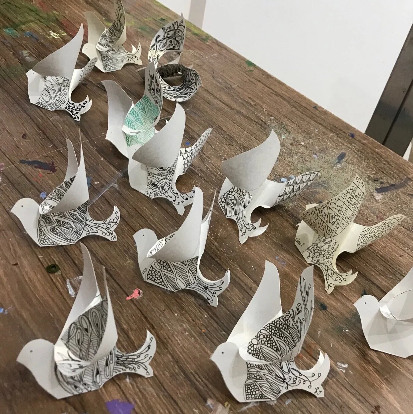 Tangling with the Watercolor Society