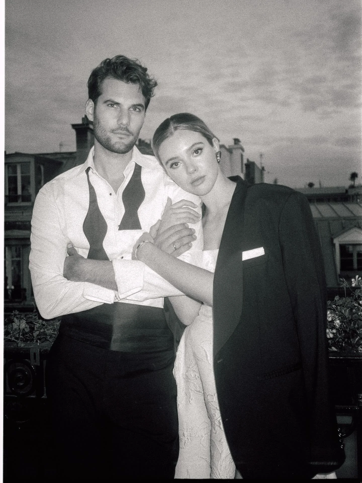 Shooting for @voguegermany with angels @isabellehartmann @felixwhartmann &amp; Carlo in Paris

Couple: @isabellehartmann &amp; @felixwhartmann 
Photography: @the.saums 
Coordinator/Wedding Planner: @ido_events_ 
Hair &amp; Make-Up: @michael.mua 
Flor