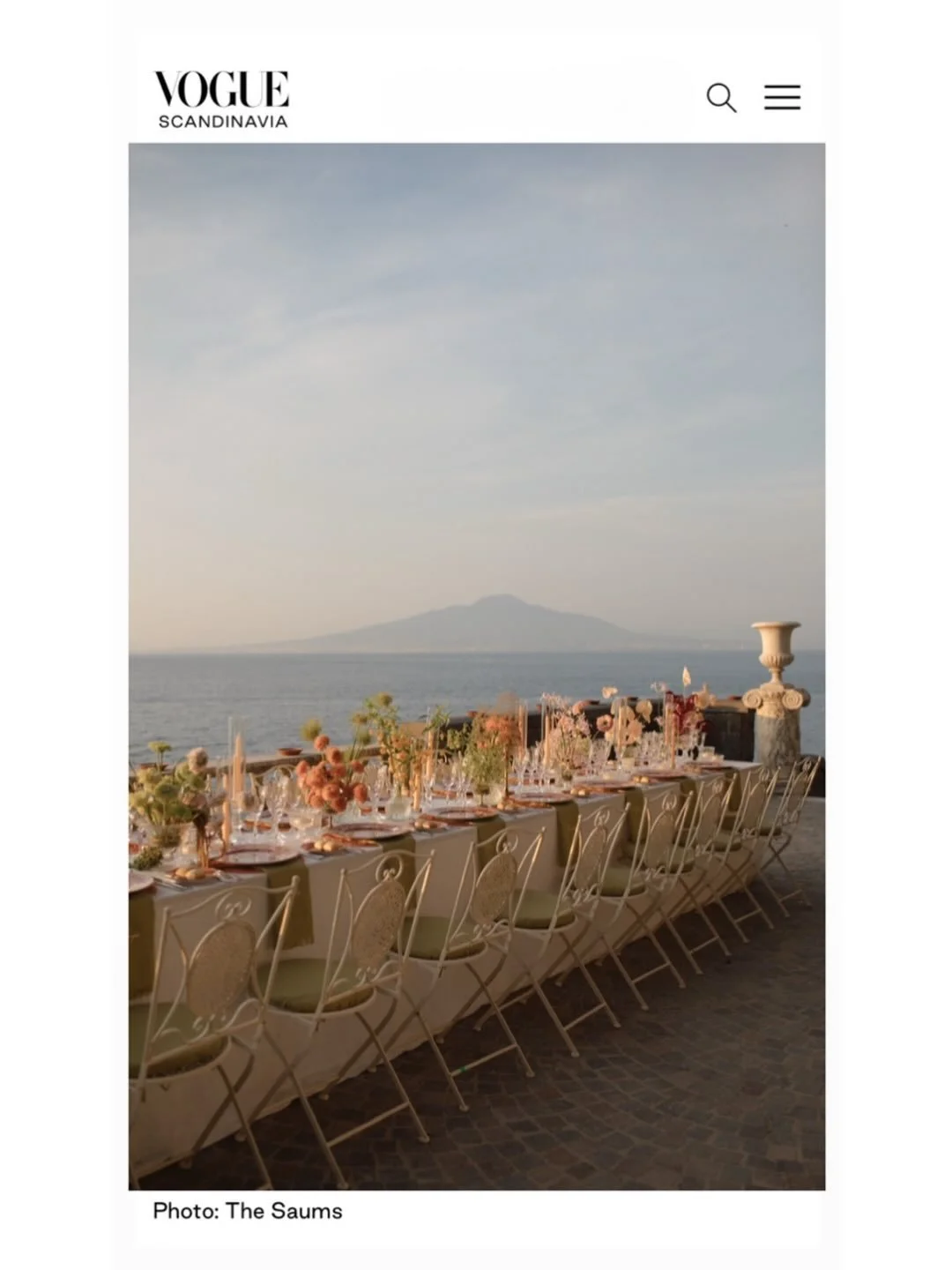 Forever dreaming of Ashtyn and Chris&lsquo; Amalfi celebration at @villa_astor ☁️

Published at @voguescandinavia 
Planning &amp; Design: @houseofluce 
Venue: @villa_astor @theheritagecollection 
Photography: @the.saums 
Videography: @lesvaques 
Flor