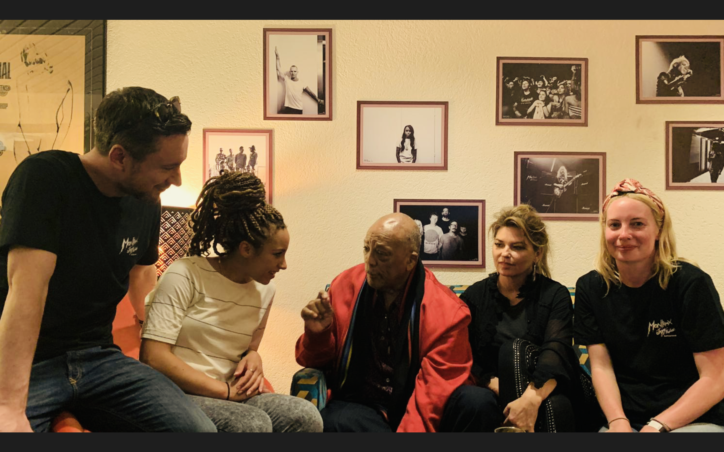  With Quincey Jones and Shania Twain at Montreux Jazz Fest '19 