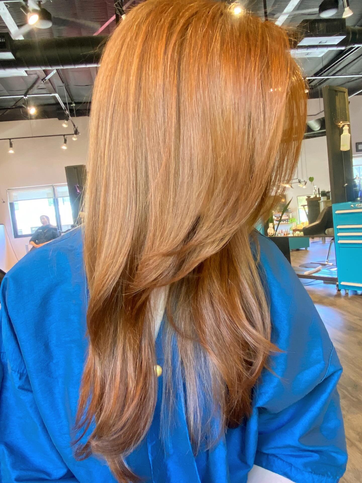 ⚠️Warning may cause sudden copper cravings 

@davinescolor 
Color by Jessica
#allovercolor #santafehair #santafesalon #salondelmar #copperhair