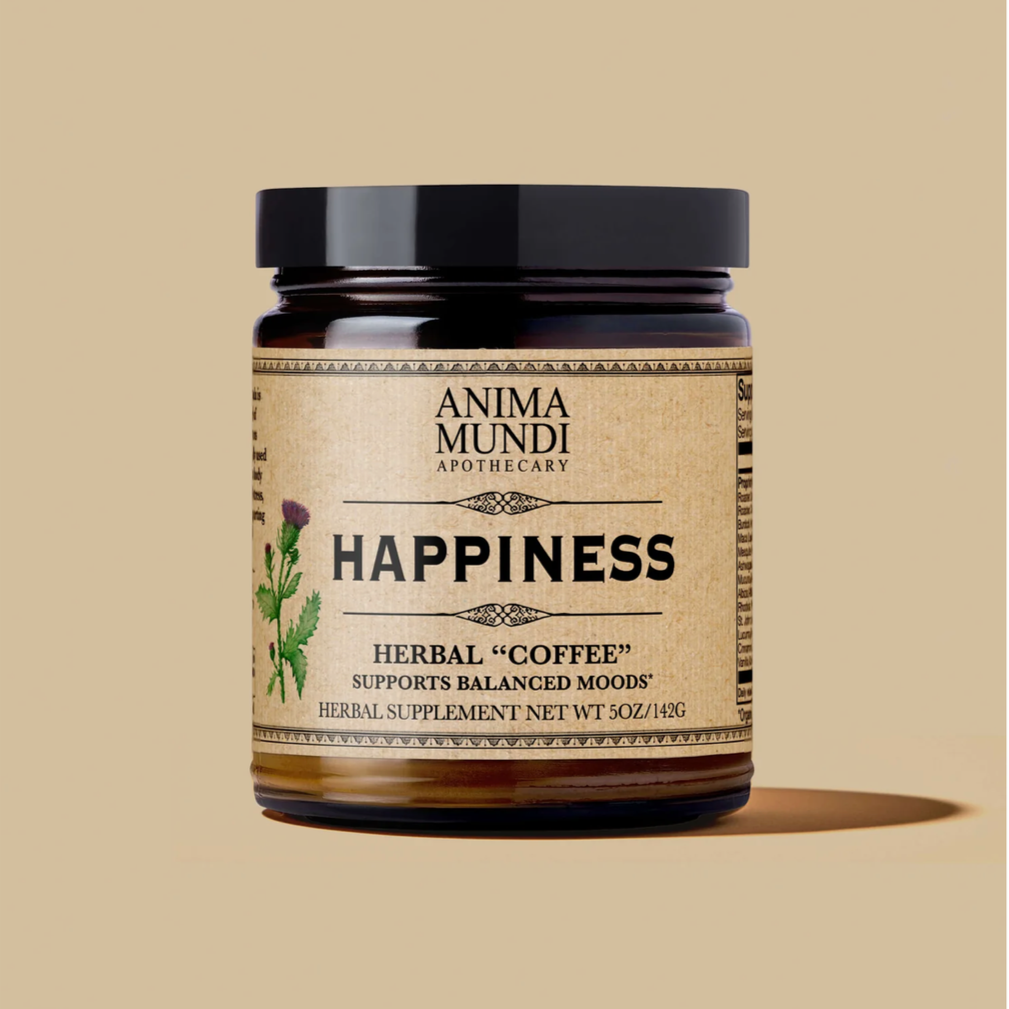 Anima Mundi Herbals: HAPPINESS Tonic Powder | Herbal "Coffee" Alternative