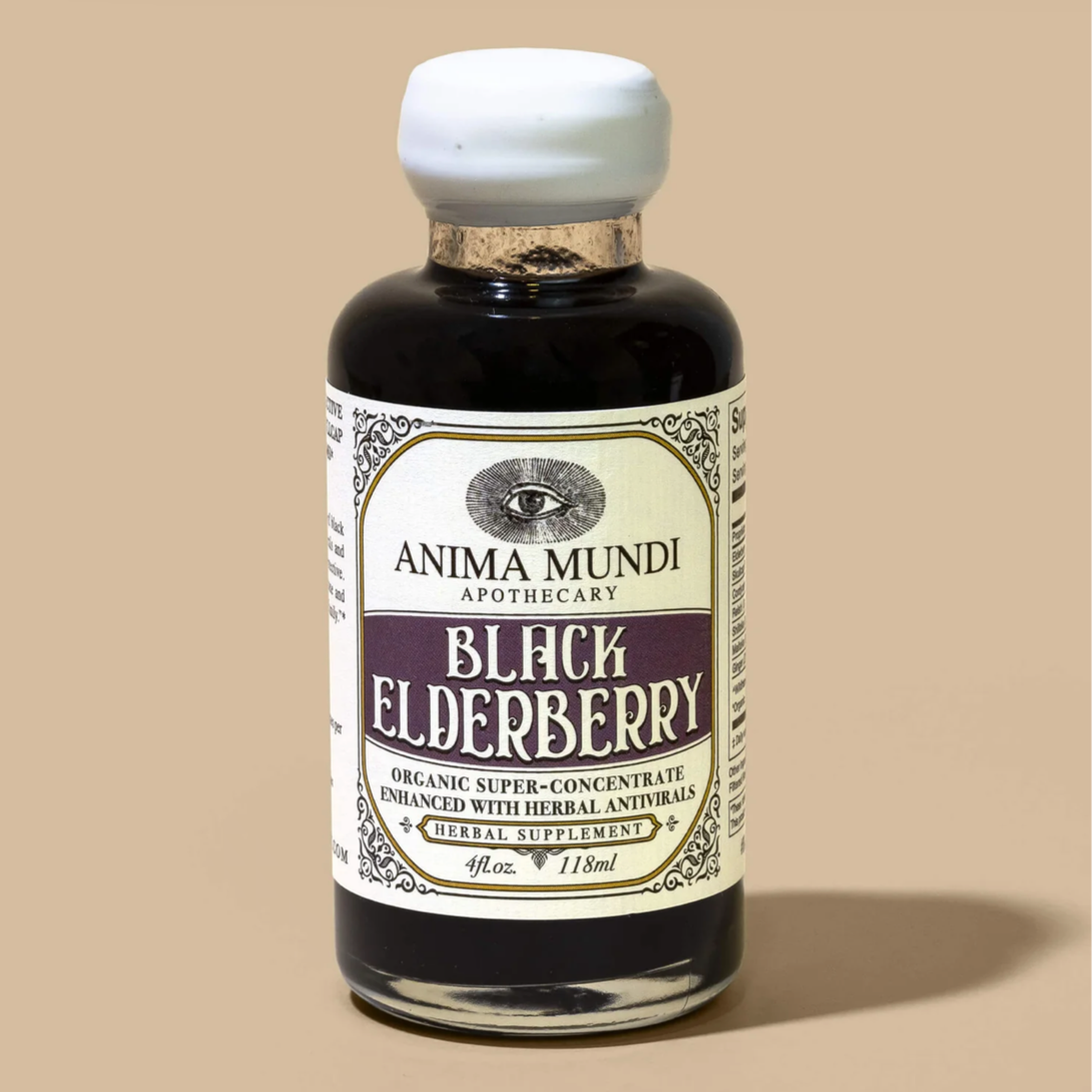 BLACK ELDERBERRY Elixir | Botanical Mushroom Syrup
