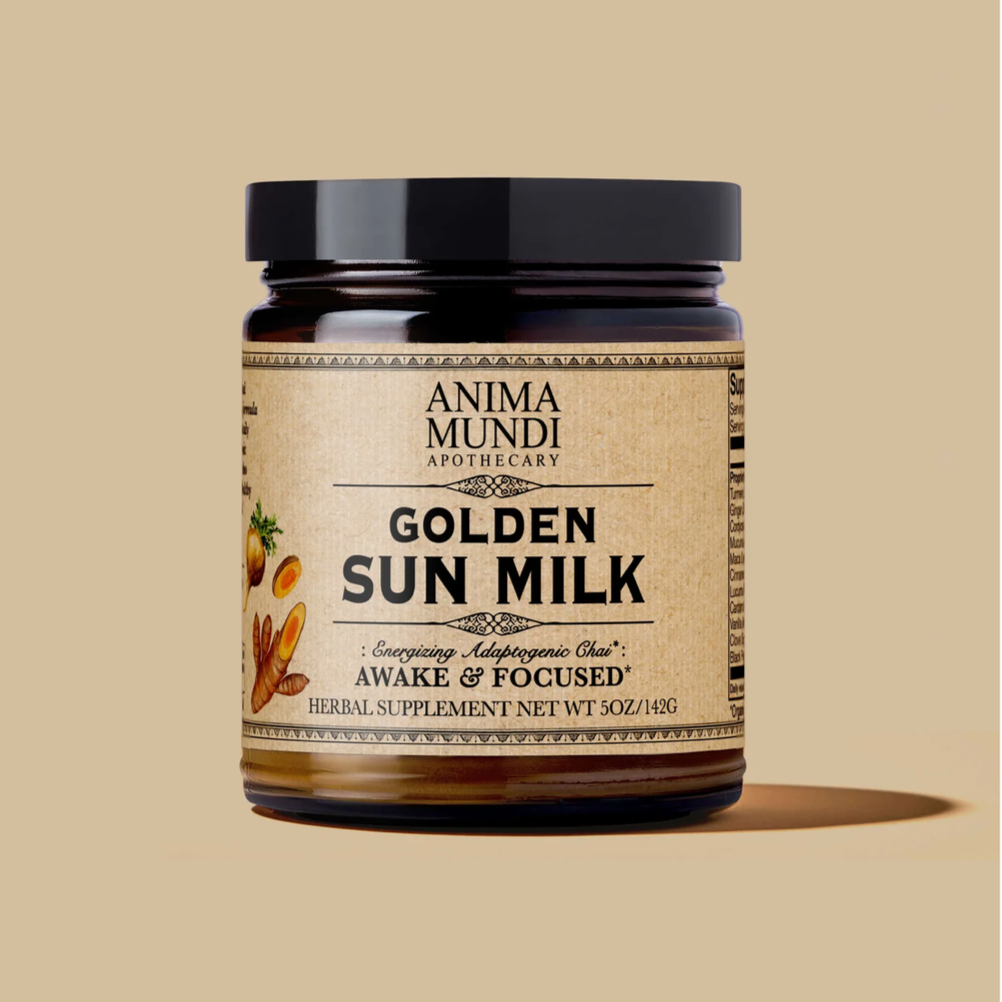 GOLDEN SUN MILK | Energizing Adaptogenic Chai