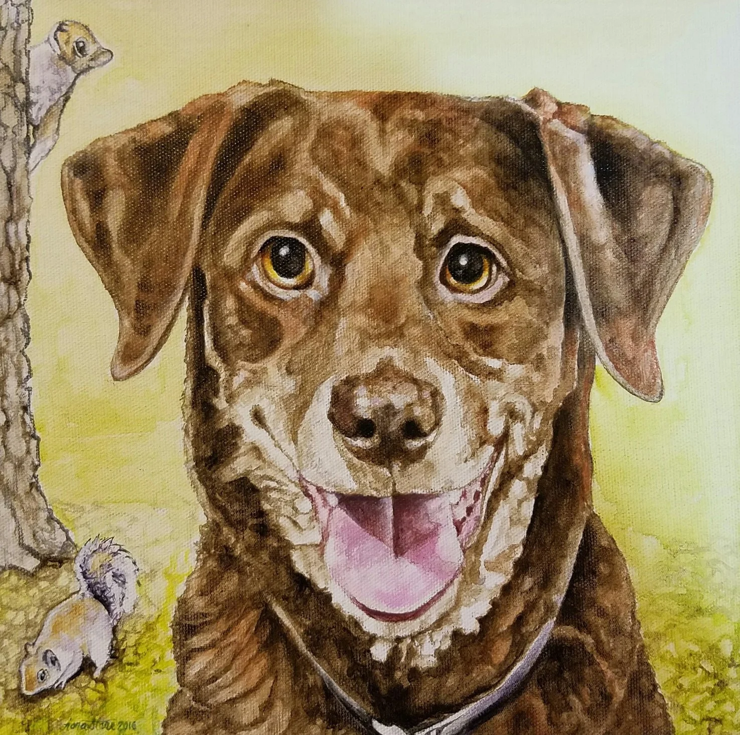 custom dog paintings