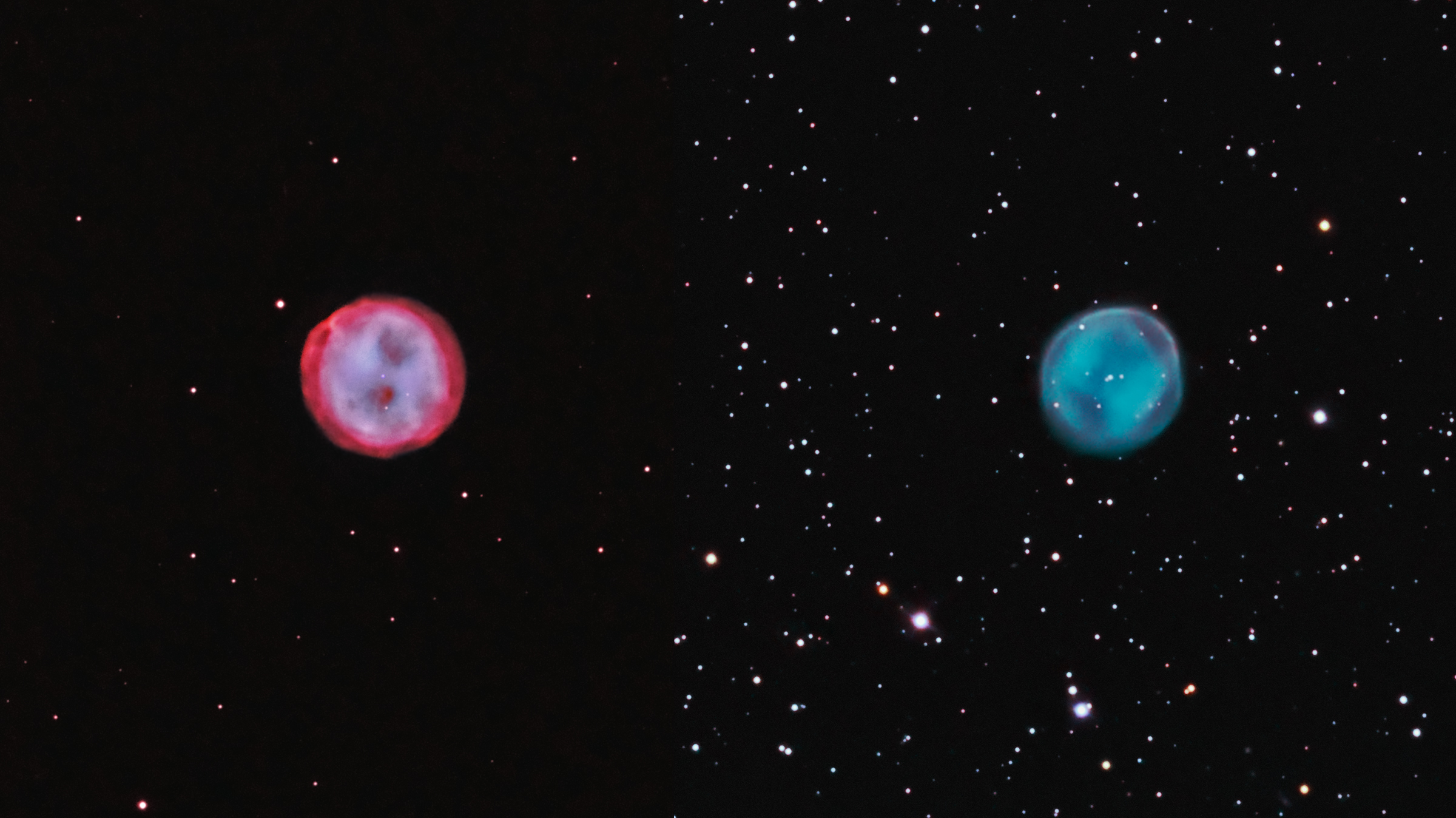 Owl Nebulas North & South