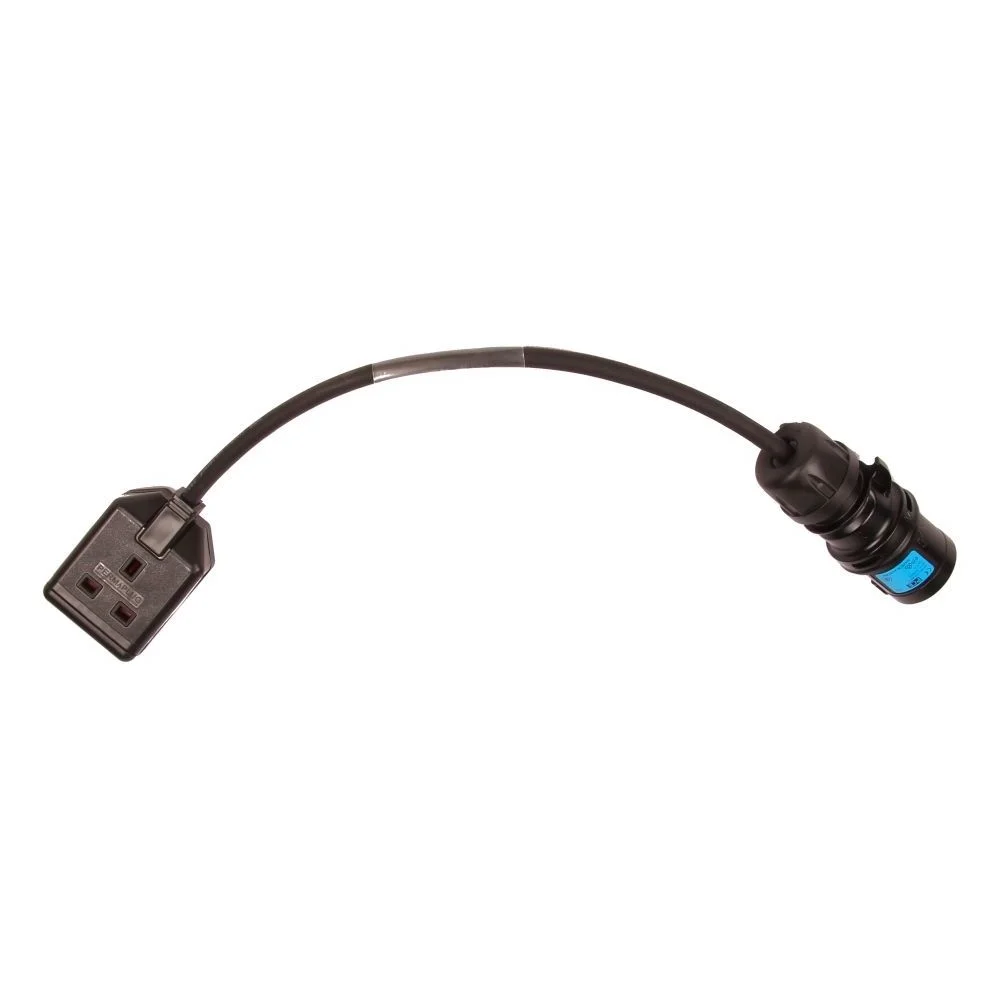 16A to 13A Mains Power Adapter