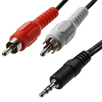 Stereo Minijack to Phono/RCA Adapter