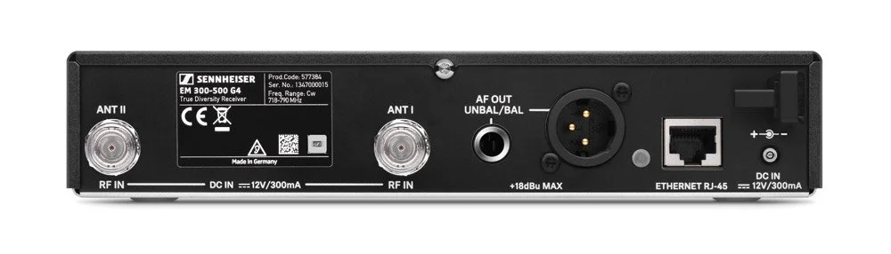 Sennheiser EW300 G4 Receiver Back